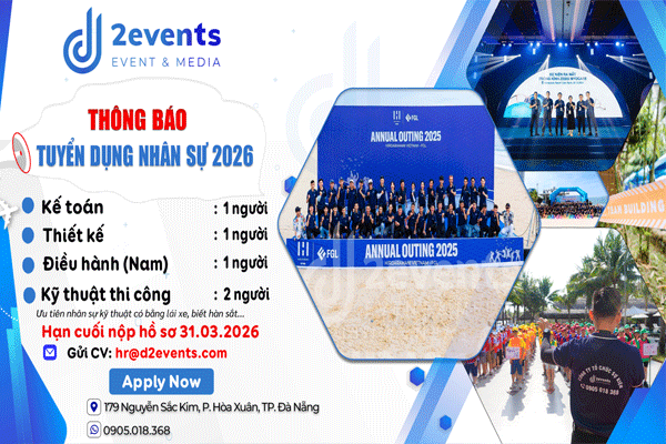 D2 events tuyển dụng