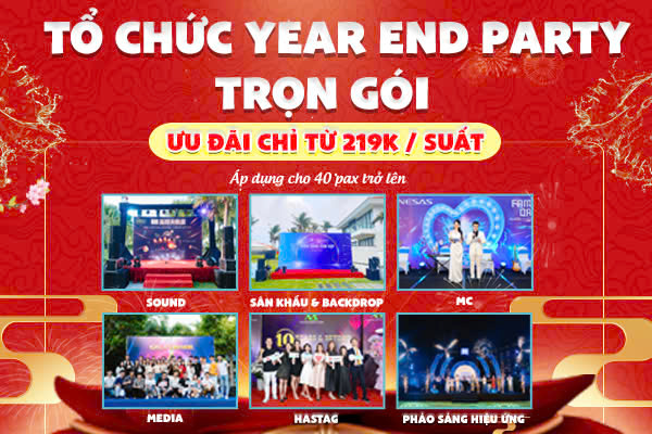 tổ chức year end party trọn gói